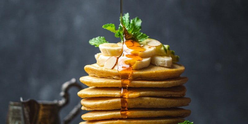 Family-style halal meal spread